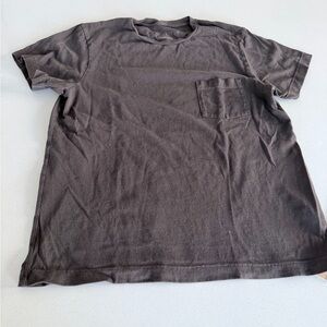 Nili Lotan Slate Brown Short Sleeve Tee